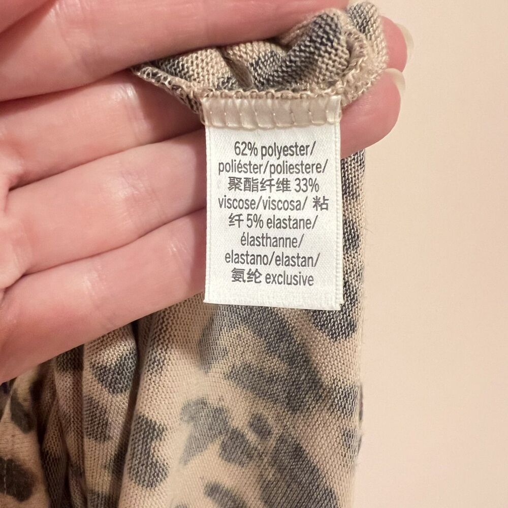NWT Victoria's Secret Leopard Button Down Nightgown Dress Women's Size XL - Picture 5 of 8